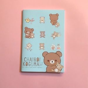 San-X Rilakkuma print light blue small notebook